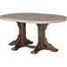 LuxCraft 4' x 6' Oval Table - Counter Height - P46OT-CHCHB