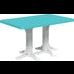 LuxCraft 4' x 6' Rectangular Table - Bar Height - P46RT-BHCHB