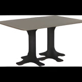 LuxCraft 6' Rectangular Picnic Table - P6RPTCHB