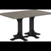 LuxCraft 4' x 6' Rectangular Table - Bar Height - P46RT-BHCHB