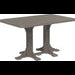 LuxCraft 4' x 6' Rectangular Table - Bar Height - P46RT-BHCHB