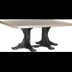 LuxCraft 4' x 6' Rectangular Table - Dining Height - P46RT-DHCHB