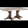 LuxCraft 4' x 6' Rectangular Table - Dining Height - P46RT-DHCHB