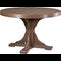 LuxCraft 4' Round Table Set #2 - P4RT-CHB/P28TBCHB