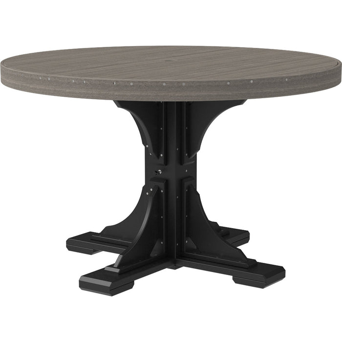 LuxCraft 4' Round Table - Dining Height - P4RT-DHCHB