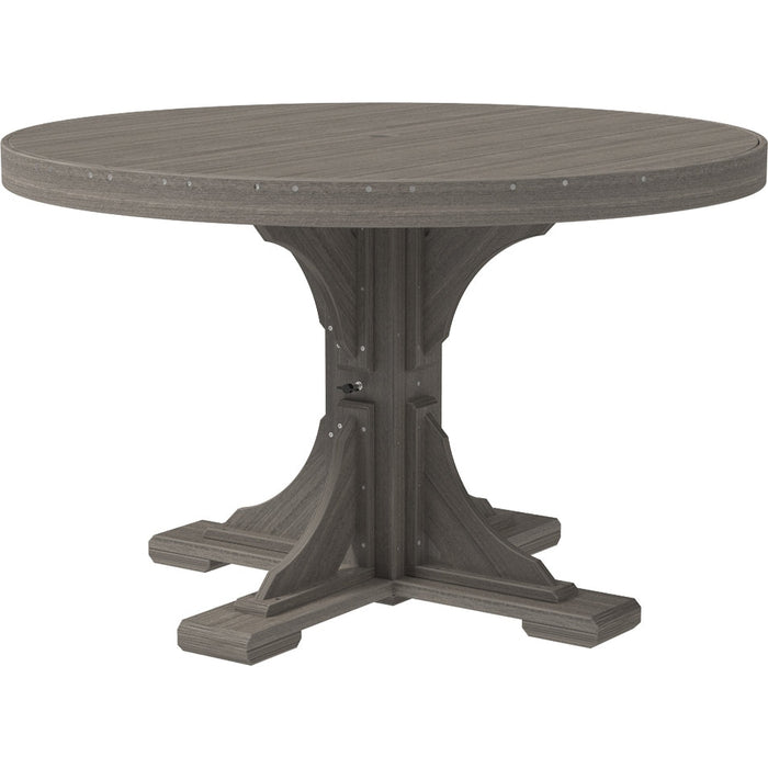 LuxCraft 4' Round Table - Dining Height - P4RT-DHCHB