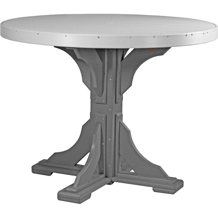 LuxCraft 4' Round Table - Counter Height - P4RT-CHCHB