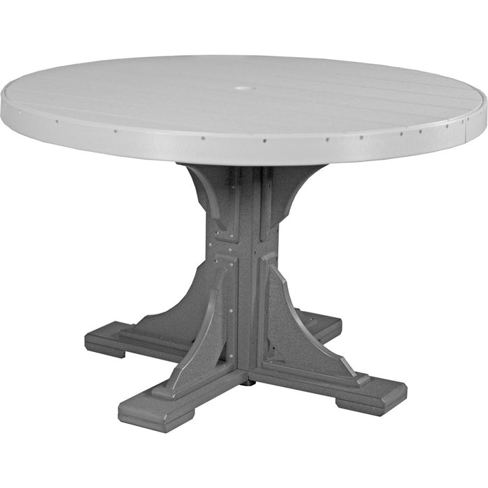 LuxCraft 4' Round Table - Dining Height - P4RT-DHCHB