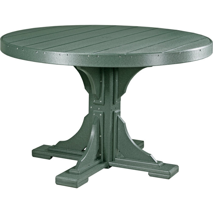 LuxCraft 4' Round Table - Dining Height - P4RT-DHCHB