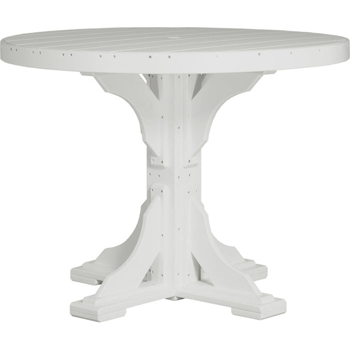 LuxCraft 4' Round Table - Counter Height - P4RT-CHCHB