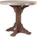 LuxCraft 4' Round Table - Bar Height - P4RT-BHCWB