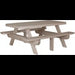 LuxCraft 6' Rectangular Picnic Table - P6RPTCHB