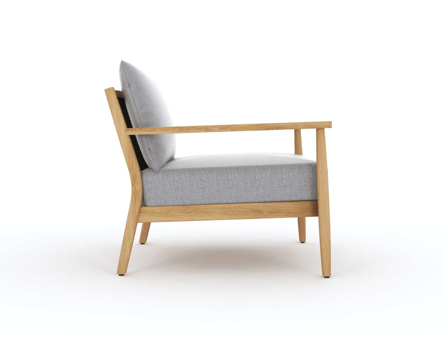 Royal Teak Collection Palma Club Chair with Granite Cushions - PALCC-G