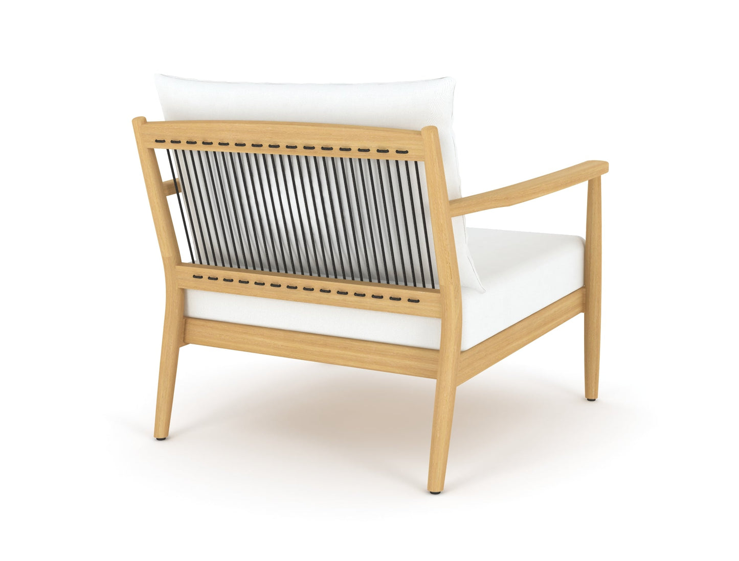 Royal Teak Collection Palma Club Chair with Granite Cushions - PALCC-G