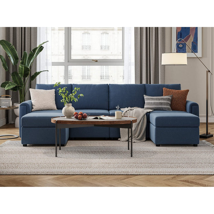 LINSY HOME RUBIK I 4 Seats with 2 Ottomans - US-LH-SPF-Sofa-S900-A11-42-0-00