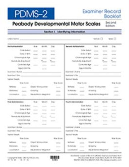 Patterson Medical PDMS-2 (Peabody Developmental Motor Scales - Second Edition) - 804302