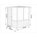 Absco Chicken Coop - Pale Eucalypt - AB1201