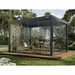 PERGOLUX S2 Clear Tempered Glass Wall Panel for Pergola