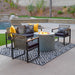 Loren 5-Piece Outdoor Fire Pit Set for Patio