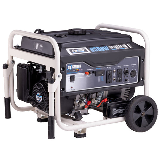 Aurora Generators Pulsar PG6580ECO 6,580-Watt Gasoline Powered Generator with CO Shutdown Sensor - PowerGen USA - PG6580ECO