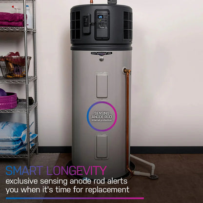 GE Appliances  GEOSPRING Smart Hybrid Heat Pump Water Heater 50-gallon - 240V Gray - PH50S10BNY