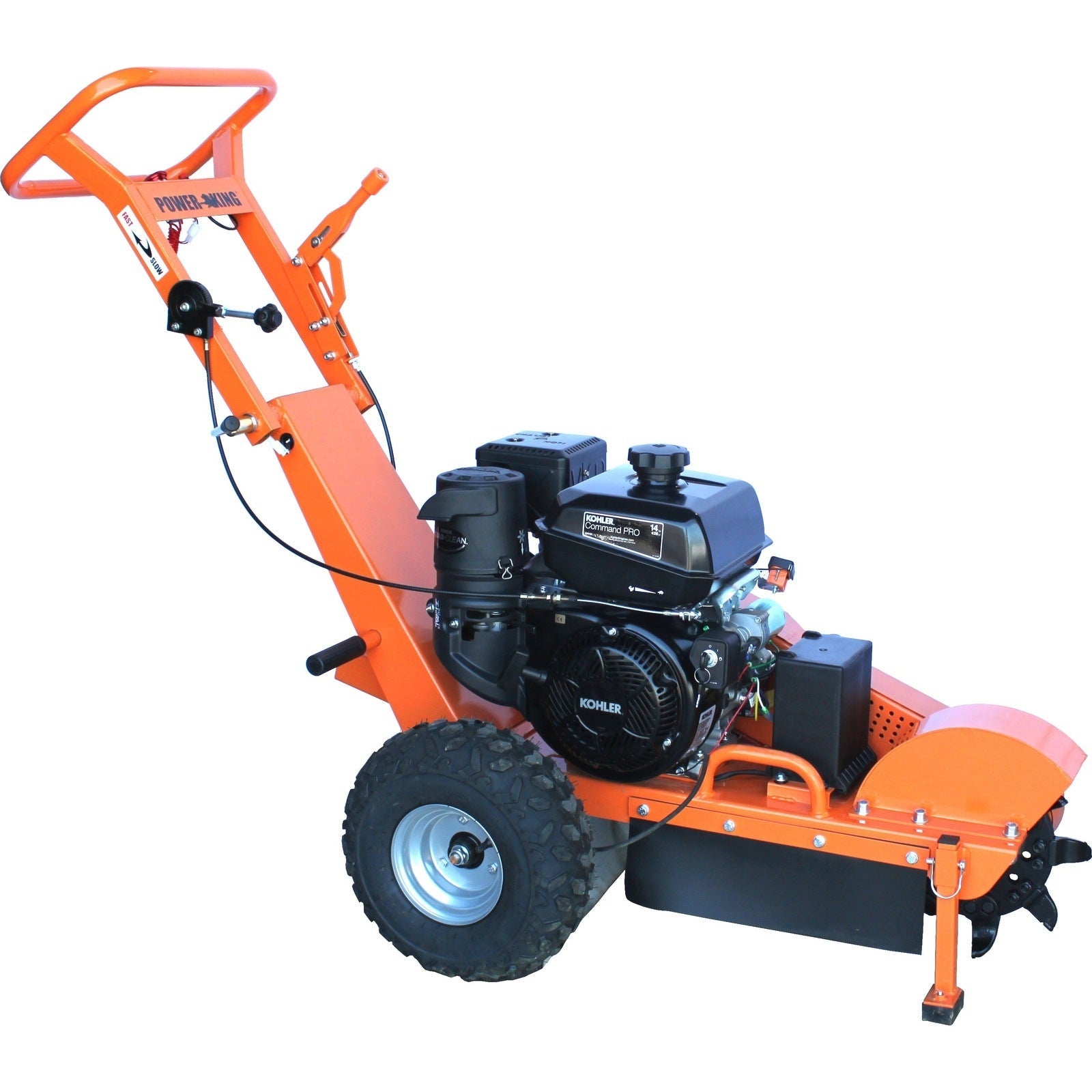 PowerKing Stump Grinder 14HP Electric Start Bundle - PK0803-EH