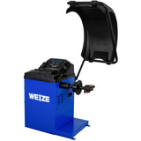 WEIZE Heavy Duty Wheel Balancer Tire Balancers Machine with Protective Cover - PLA-1005+PLA-1006