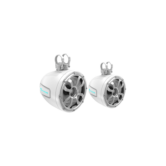 Diamond Audio 8" 2-Way Marine Tower Speaker w/Titanium Dome Tweeter (White) - POD8F4W