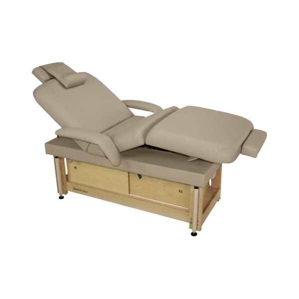 Touch America PowerLift Massage Table with Hardwood Cabinet - 11420-07