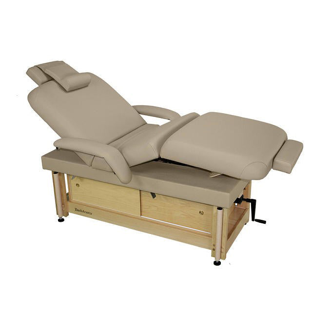 Touch America PowerLift Massage Table with Hardwood Cabinet - 11420-07