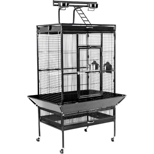 Prevue Pet Products Signature Select Series Wrought Iron Bird Cage, Large - 3153BLK