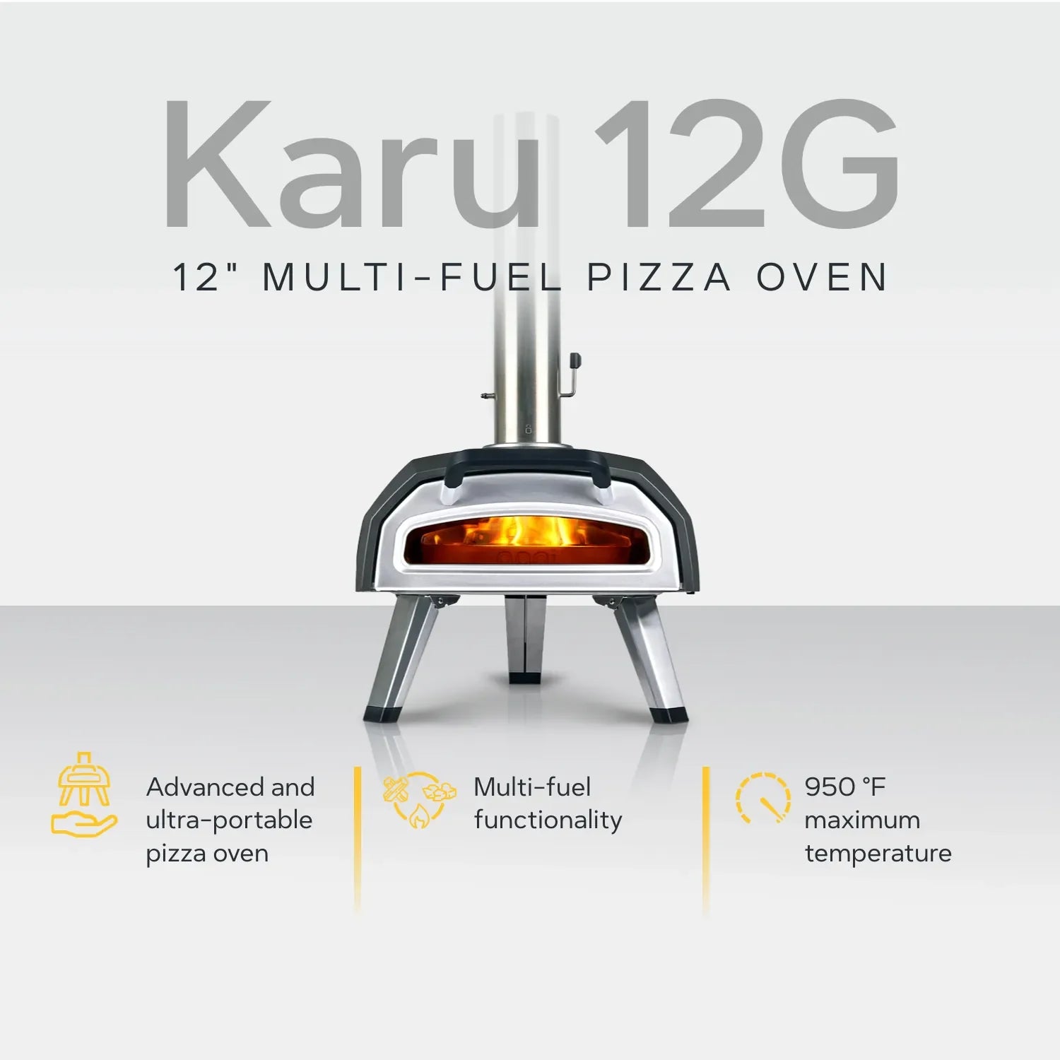 Ooni Karu 12G Multi-Fuel Pizza Oven - UU-P25100