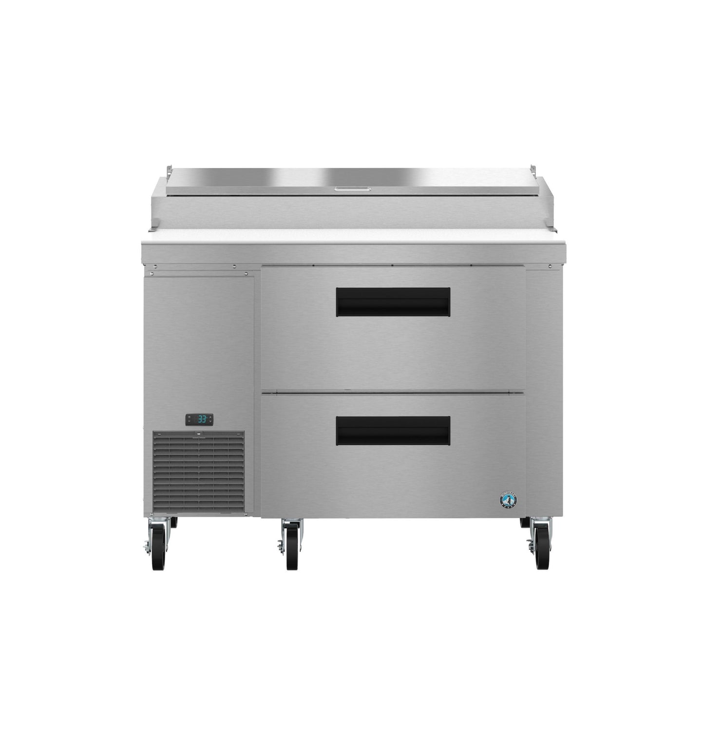 Hoshizaki 46" Wide 2 Drawer Pizza Prep Table - PR46B-D2