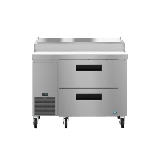 Hoshizaki 46" Wide 2 Drawer Pizza Prep Table - PR46B-D2
