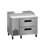 Hoshizaki 46" Wide 2 Drawer Pizza Prep Table - PR46B-D2