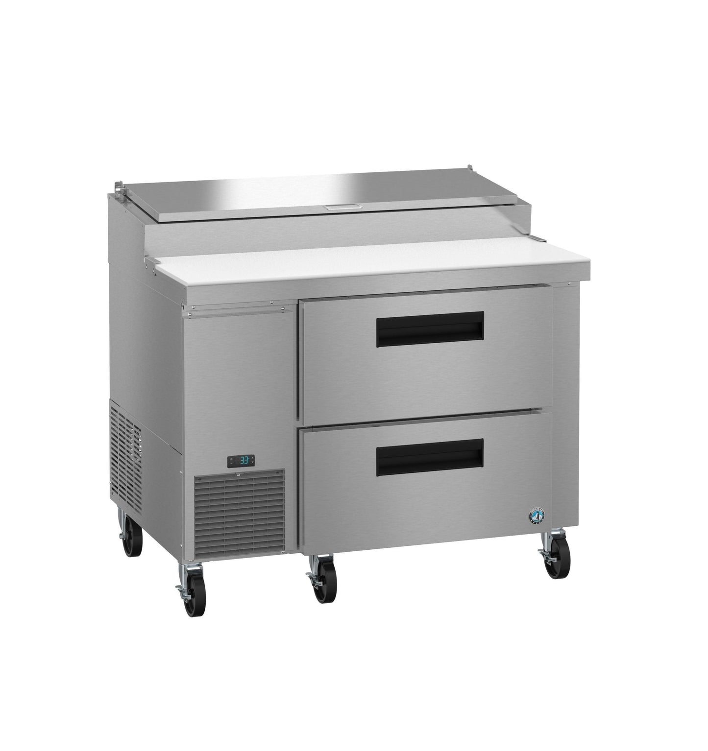 Hoshizaki 46" Wide 2 Drawer Pizza Prep Table - PR46B-D2