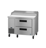 Hoshizaki 46" Wide 2 Drawer Pizza Prep Table - PR46B-D2