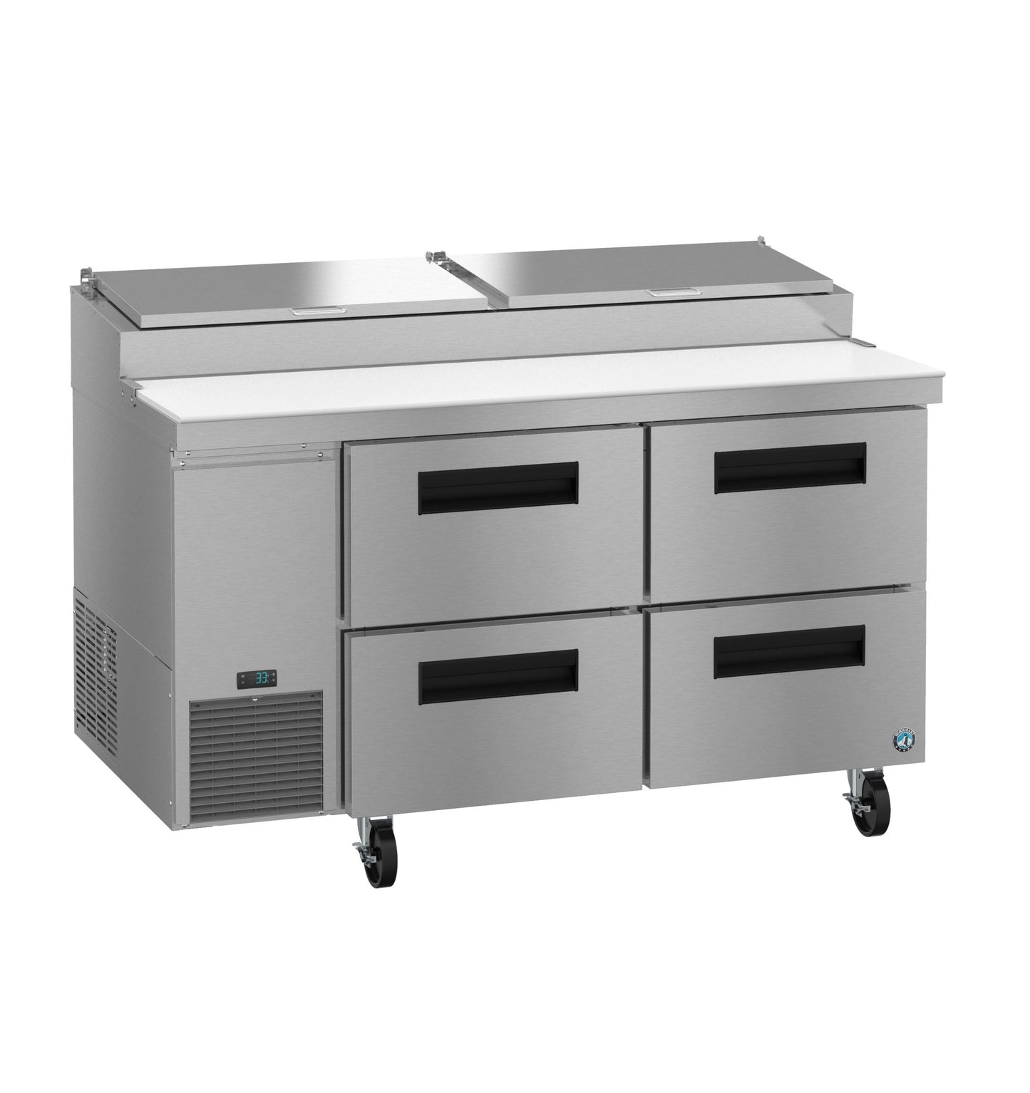 Hoshizaki 60" Wide 4 Drawer Pizza Prep Table - PR60B-D4