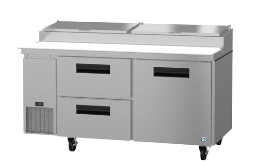 Hoshizaki 67" Wide 2 Drawer Pizza Prep Table - PR67A-D2