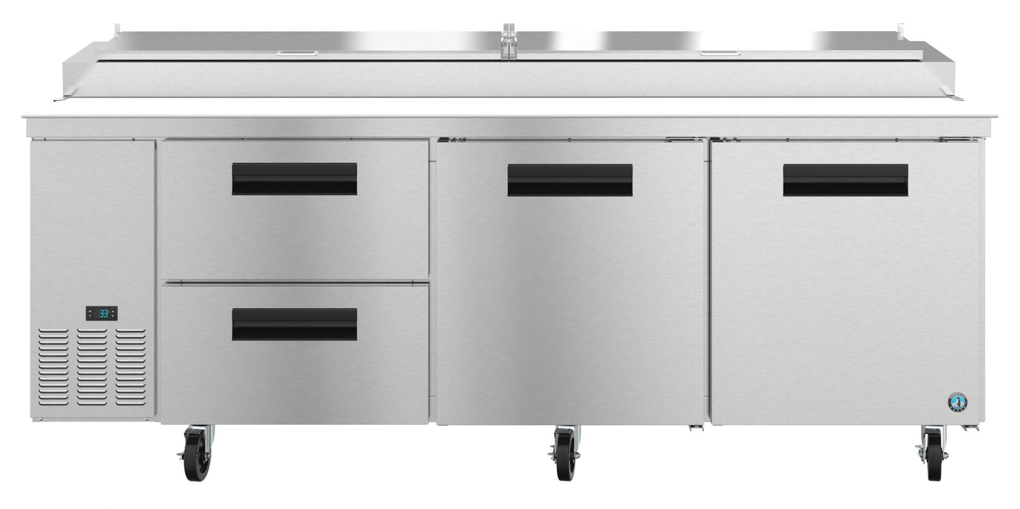 Hoshizaki 93" Wide 2 Drawer Pizza Prep Table - PR93A-D2