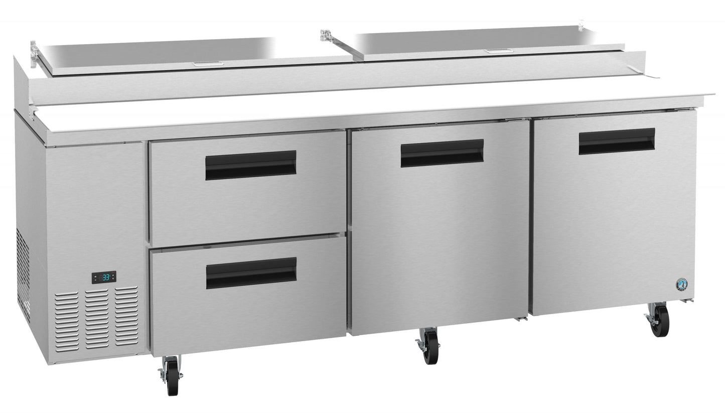 Hoshizaki 93" Wide 2 Drawer Pizza Prep Table - PR93A-D2