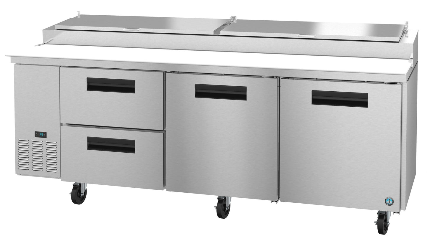 Hoshizaki 93" Wide 2 Drawer Pizza Prep Table - PR93A-D2
