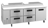 Hoshizaki  93" Wide 4 Drawer Pizza Prep Table - PR93A-D4