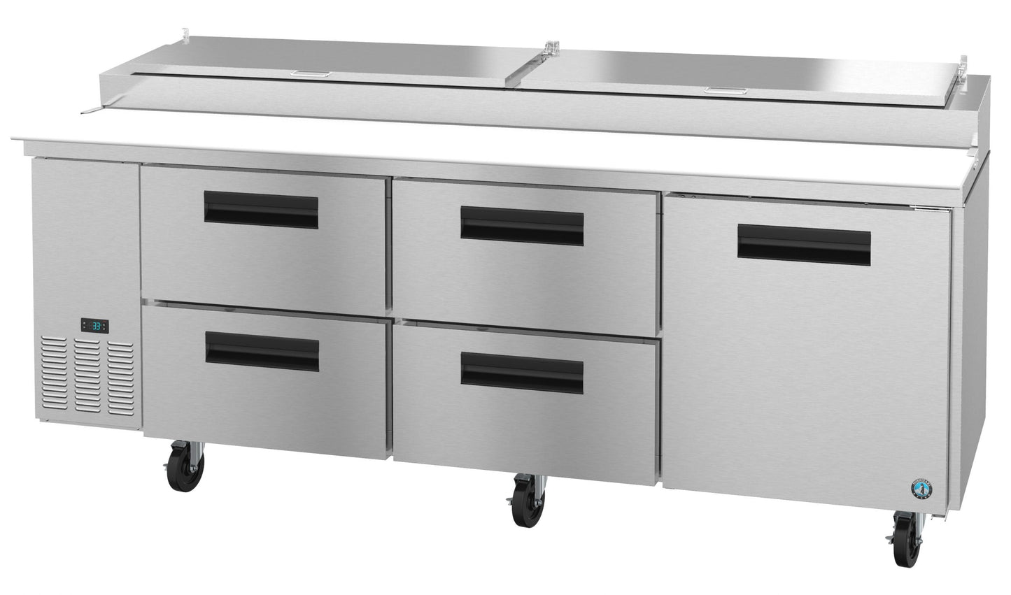 Hoshizaki  93" Wide 4 Drawer Pizza Prep Table - PR93A-D4