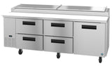 Hoshizaki  93" Wide 4 Drawer Pizza Prep Table - PR93A-D4