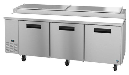 Hoshizaki 93" Wide 3 Door Pizza Prep Table - PR93A