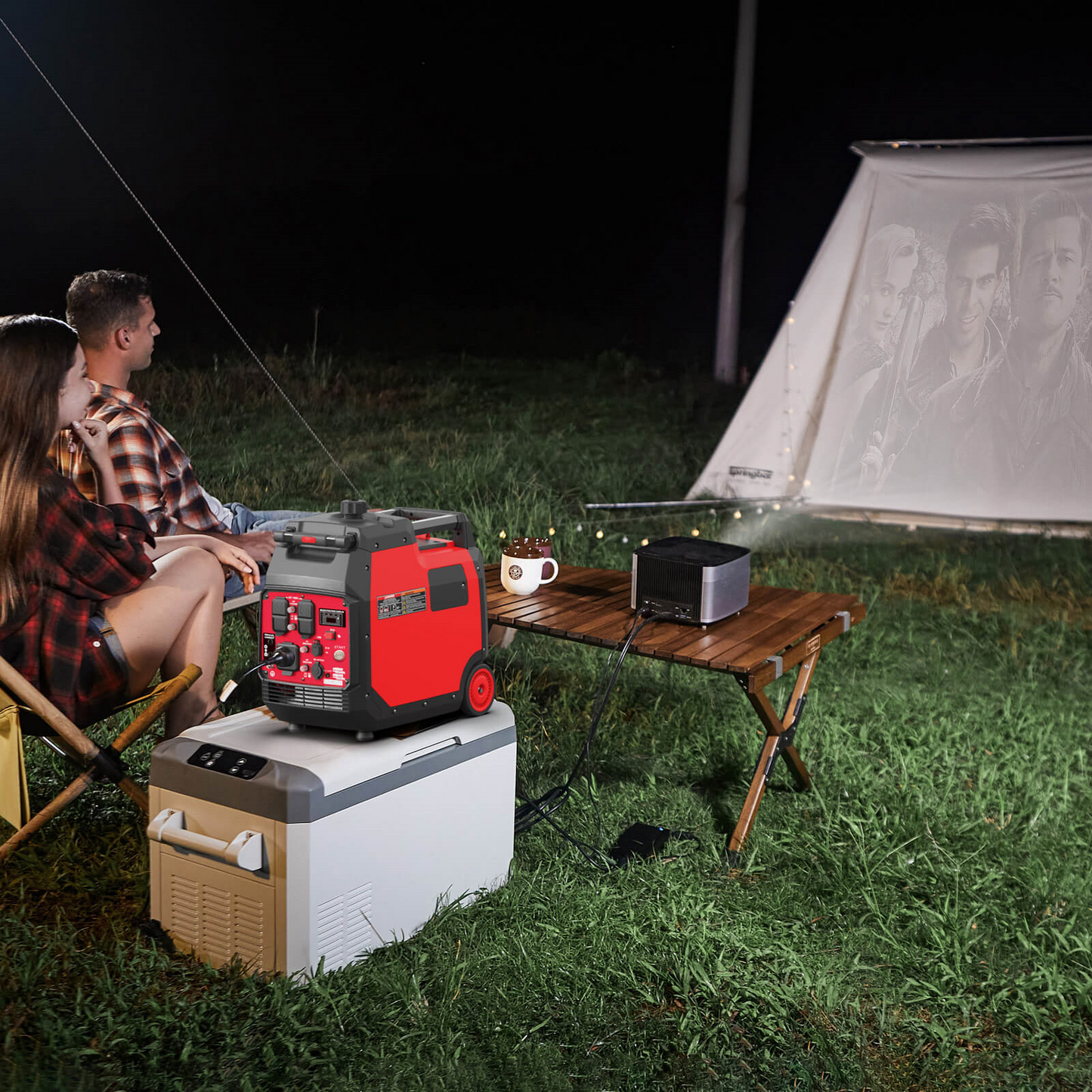 Powersmart Inverter Generator 3600W/4500W Low THD Parallel and RV Ready with CO Detect 4 Stroke Gas Electric Start New - PS5045CE