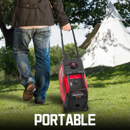 Powersmart Inverter Generator 3600W/4500W Low THD Parallel and RV Ready with CO Detect 4 Stroke Gas Electric Start New - PS5045CE