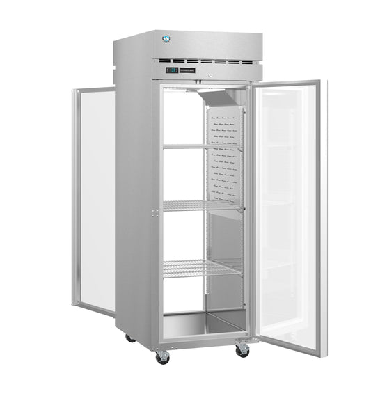 Hoshizaki PT1A-FG-FG | 28" Wide 2 Glass Door Top Mount Pass-Thru Refrigerator - PT1A-FG-FG