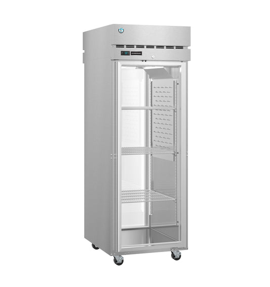 Hoshizaki PT1A-FG-FG | 28" Wide 2 Glass Door Top Mount Pass-Thru Refrigerator - PT1A-FG-FG